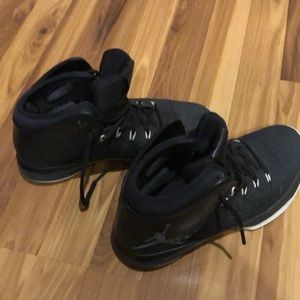 Air Jordan kids black sneakers